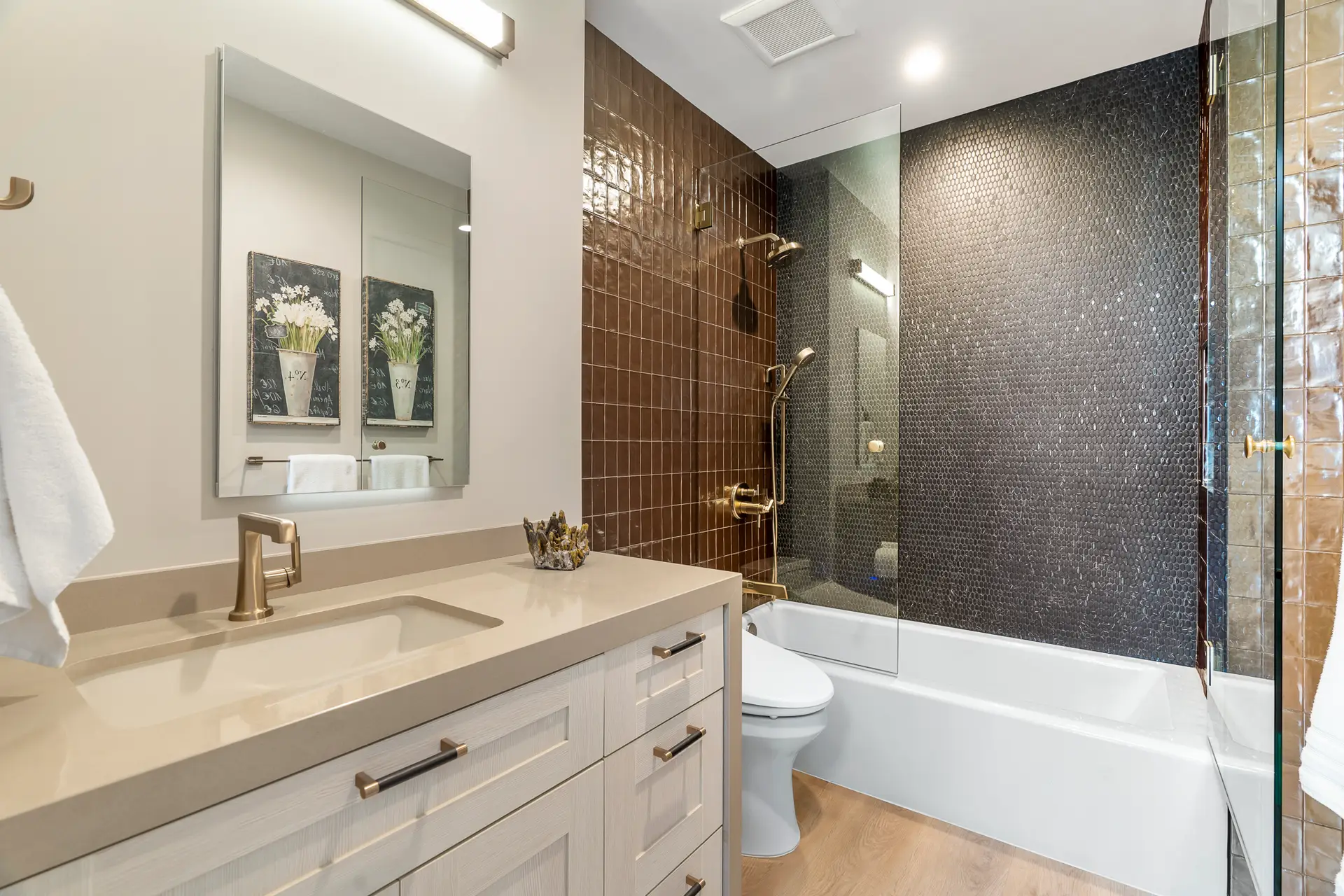 Laurel Street Residence &mdash; main living space &mdash; sustainable home renovation Bankers Hill San Diego by Keith Roberti Design