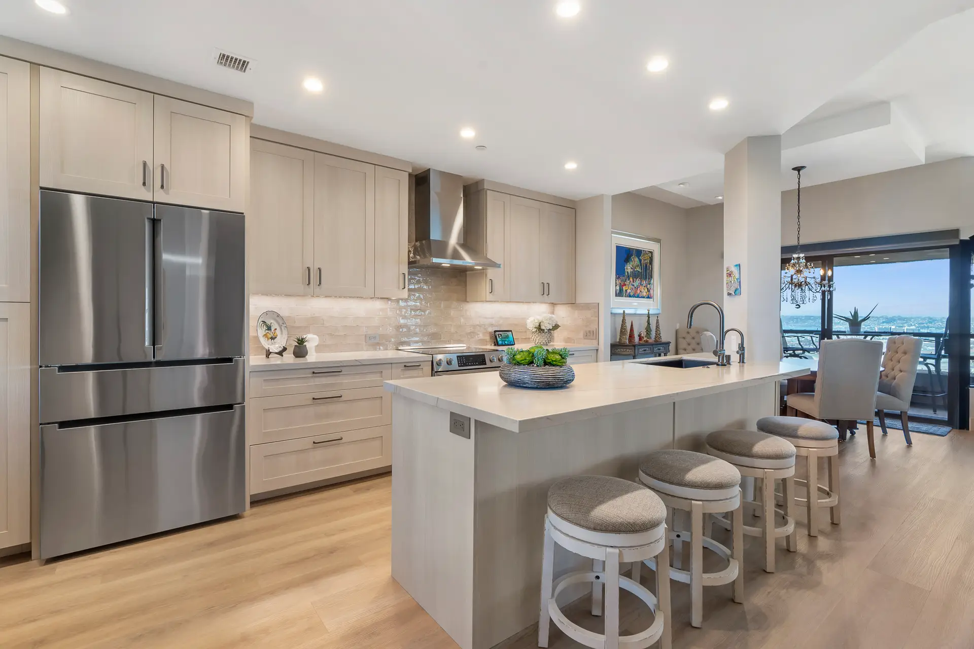 Laurel Street Residence &mdash; primary bedroom &mdash; sustainable home renovation Bankers Hill San Diego by Keith Roberti Design