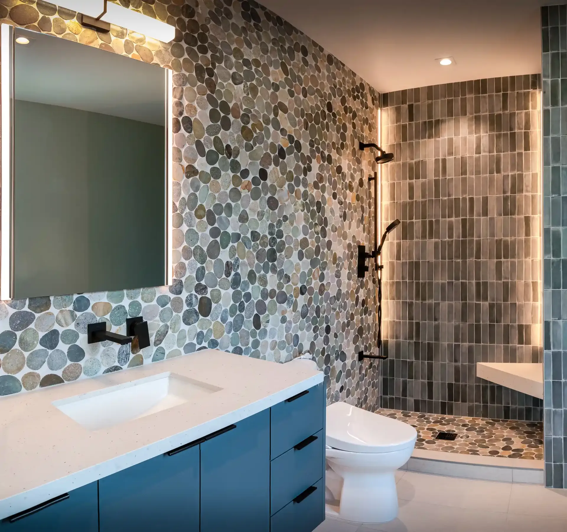 Sagebrush Residence — custom millwork and material detail, La Jolla